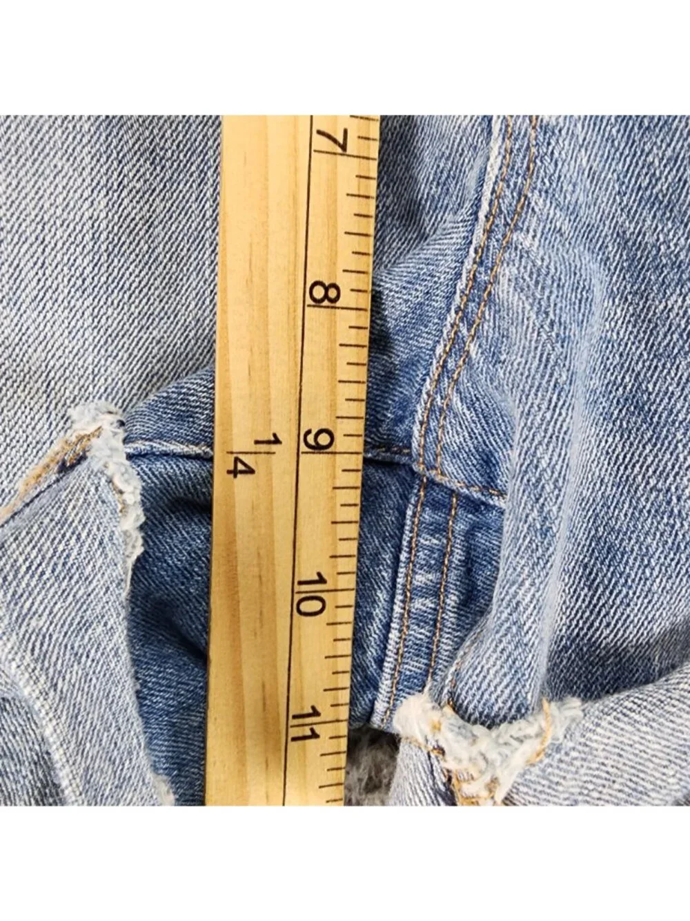 J. Crew Shorts Womens 28 Blue 100% Cotton Denim Cutoff Jorts